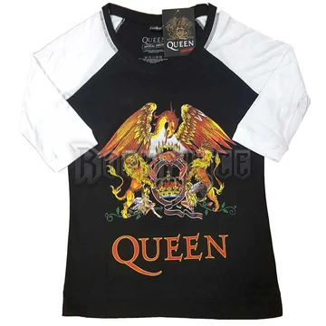 QUEEN - CLASSIC CREST - női raglán ujjú póló - QURL03MBW