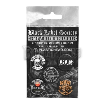 BLACK LABEL SOCIETY - jelvény / kitűző szett - PHBADGE129