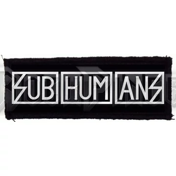 SUBHUMANS - Logo (125x40) - kisfelvarró HKF-0856