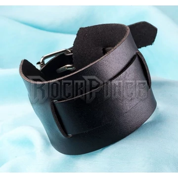 Átfűzős bőrkarkötő - 5 cm - 57#BR