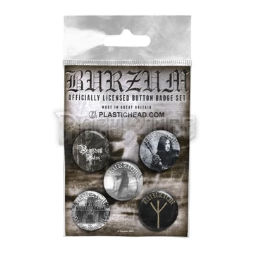 BURZUM - jelvény / kitűző szett - PHBADGE140