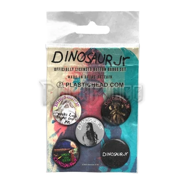 DINOSAUR JR. - ALBUMS 1987-1992 - jelvény / kitűző szett - PHBADGE131