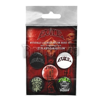 EVILE - jelvény / kitűző szett - PHBADGE127