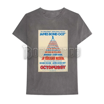 James Bond 007 - Octopussy German Poster - Unisex Póló - 007TS12MC
