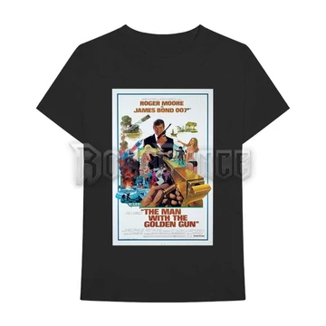 JAMES BOND 007 - The Man With The Golden Gun Poster - unisex póló - 007TS15MB