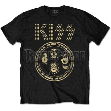 KISS - Band Circle - Unisex Póló - KISSTS28MB