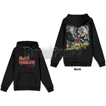 IRON MAIDEN - Number of the Beast Vintage Logo Faded Edge Album - unisex kapucnis pulóver - IMHOOD140MB