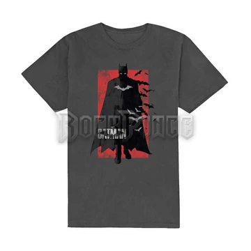 DC COMICS - THE BATMAN DISTRESSED LOGO - unisex póló - BATMANTS18MC