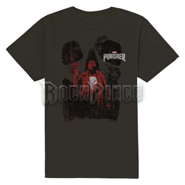 MARVEL COMICS - RED OUTLINE - unisex póló - PUNISTS11MC