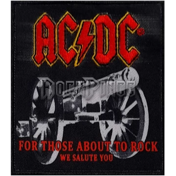 AC/DC - Canon Woven Logo - kisfelvarró - ACDCPAT12