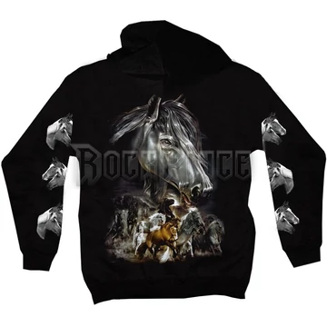 ZDR-1268 - unisex cipzáras kapucnis pulóver