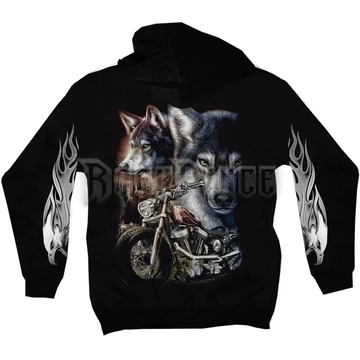 ZDR-1273 - unisex cipzáras kapucnis pulóver