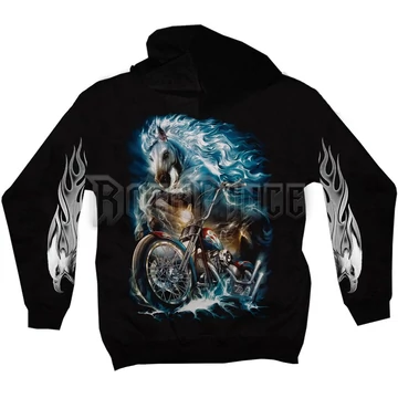 ZDR-1279 - unisex cipzáras kapucnis pulóver