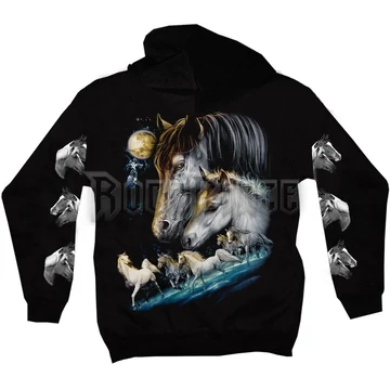 ZDR-1287 - unisex cipzáras kapucnis pulóver