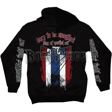 ZDR-1319 - unisex cipzáras kapucnis pulóver