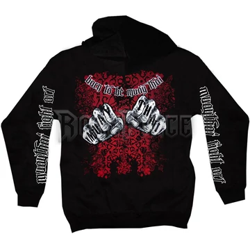 ZDR-1323 - unisex cipzáras kapucnis pulóver