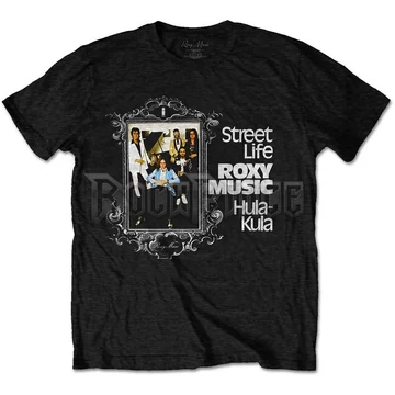 Roxy Music - Street Life Hula-Kula - Unisex Póló - ROXTS07MB