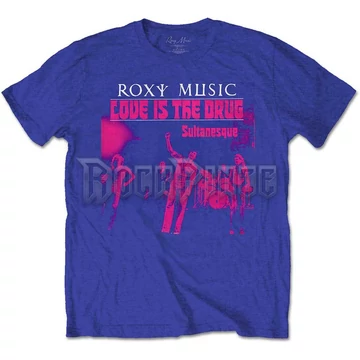 Roxy Music - Love Is The Drug - unisex póló - ROXTS06MBL