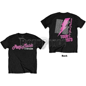 Roxy Music - For Your Pleasure Tour - unisex póló - ROXTS08MB