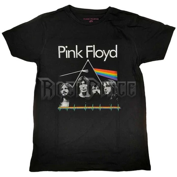 Pink Floyd - Dark Side of the Moon Band &amp; Pulse - Unisex Póló - PFTEE31MB