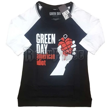 GREEN DAY - American Idiot - női raglán ujjú póló - GDRL12MBW