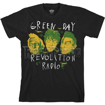 Green Day - Scribble Mask - Unisex Póló - GDTS41MB