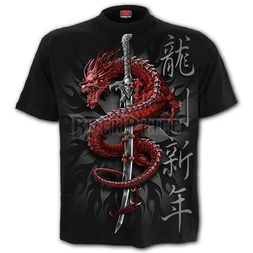 ORIENTAL DRAGON - T-Shirt Black - T210M101