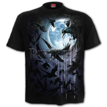 CROW MOON - Kids T-Shirt Black - T175K101