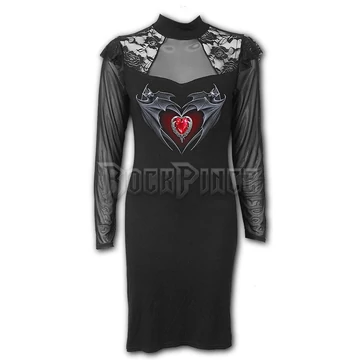 BAT&#039;S HEART - Lace Shoulder Corset Dress - D108F140