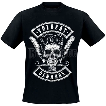 VOLBEAT - Denmark Skull - UNISEX PÓLÓ