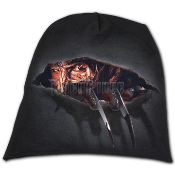 FREDDY CLAWS - ELM STREET - Light Cotton Beanies Black - G302A801