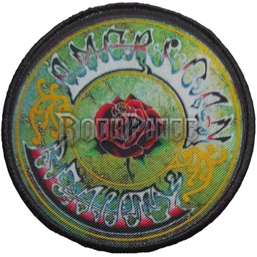 Grateful Dead - American Beauty Circle - kisfelvarró - GRATEPAT03