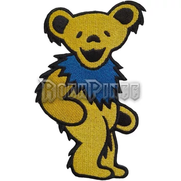 Grateful Dead - Yellow Dancing Bear - kisfelvarró - GRATEPAT16