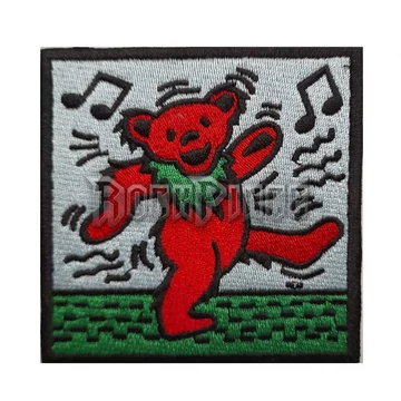 Grateful Dead - Dancing Bear - kisfelvarró - GRATEPAT01