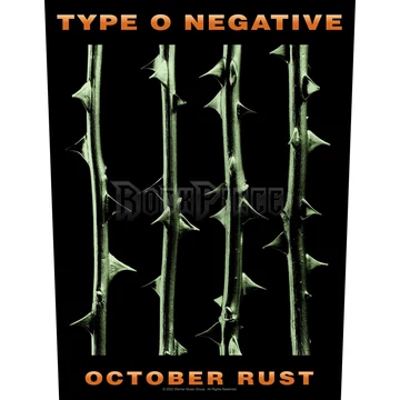 TYPE O NEGATIVE - OCTOBER RUST - hátfelvarró - BP1209