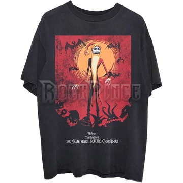 The Nightmare Before Christmas - Jack Orange Sun &amp; Logo - Unisex Póló - TNBCTS39MB