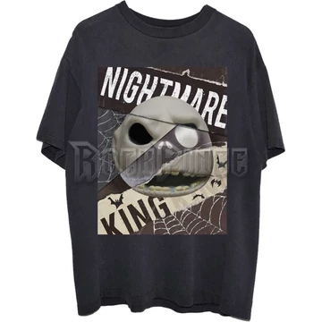 DISNEY - The Nightmare Before Christmas Nightmare Skull - unisex póló - TNBCTS37MB