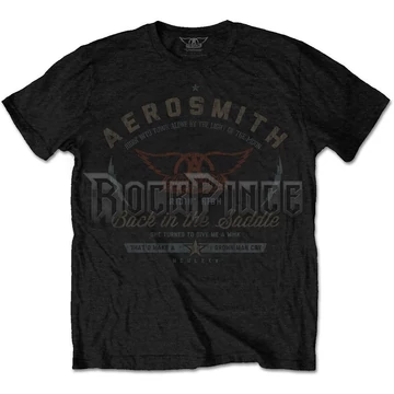 Aerosmith - Back in the Saddle - Unisex Póló - AEROTS03MB