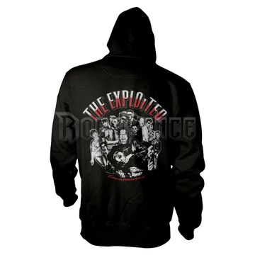 THE EXPLOITED - BARMY ARMY (BLACK) - cipzáras kapucnis pulóver - PH12819HSWZ