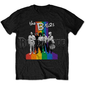 B52s - Rainbow Stripes - Unisex Póló - B52TS01MB