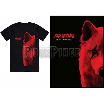 BAD WOLVES - DEAR MONSTERS - unisex póló - BWOTS01MB