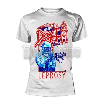 DEATH - LEPROSY POSTERIZED (WHITE) - unisex póló - KU108
