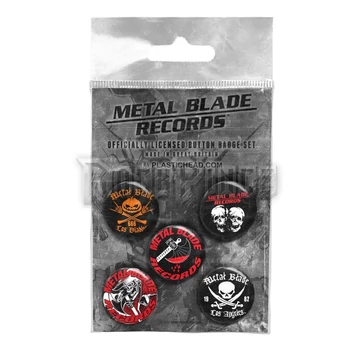 METAL BLADE RECORDS - jelvény / kitűző szett - PHBADGE200