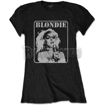 BLONDIE - PRESENTE POSTER - női póló - BLDTS08LB