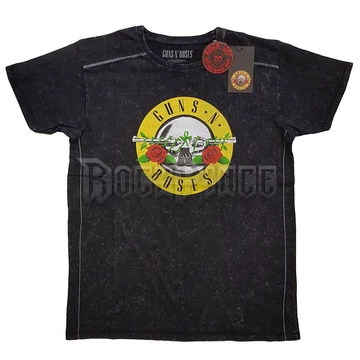 Guns N' Roses - Classic Logo - Unisex Póló - GNRSWASH02MB