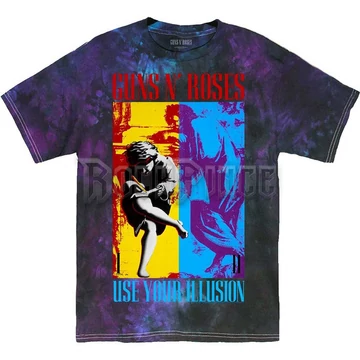 GUNS N&#039; ROSES - USE YOUR ILLUSION - unisex póló - GNRTS127MDD