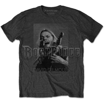 DAVID GILMOUR - ON MICROPHONE HALF-TONE - unisex póló - GILTS05MC