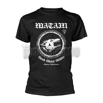 WATAIN - BLACK METAL MILITIA - unisex póló - PH12831
