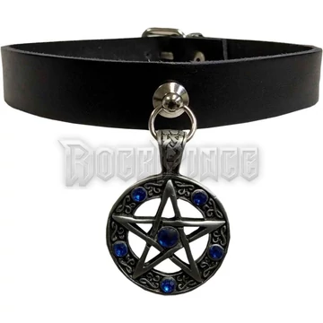 NYAKÖRV KÉK KÖVES PENTAGRAMMÁVAL - LDGN340