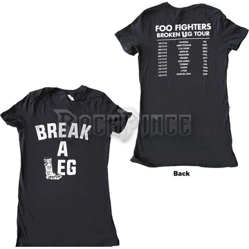 FOO FIGHTERS - BACK PRINT - női póló - FOOTS33LB